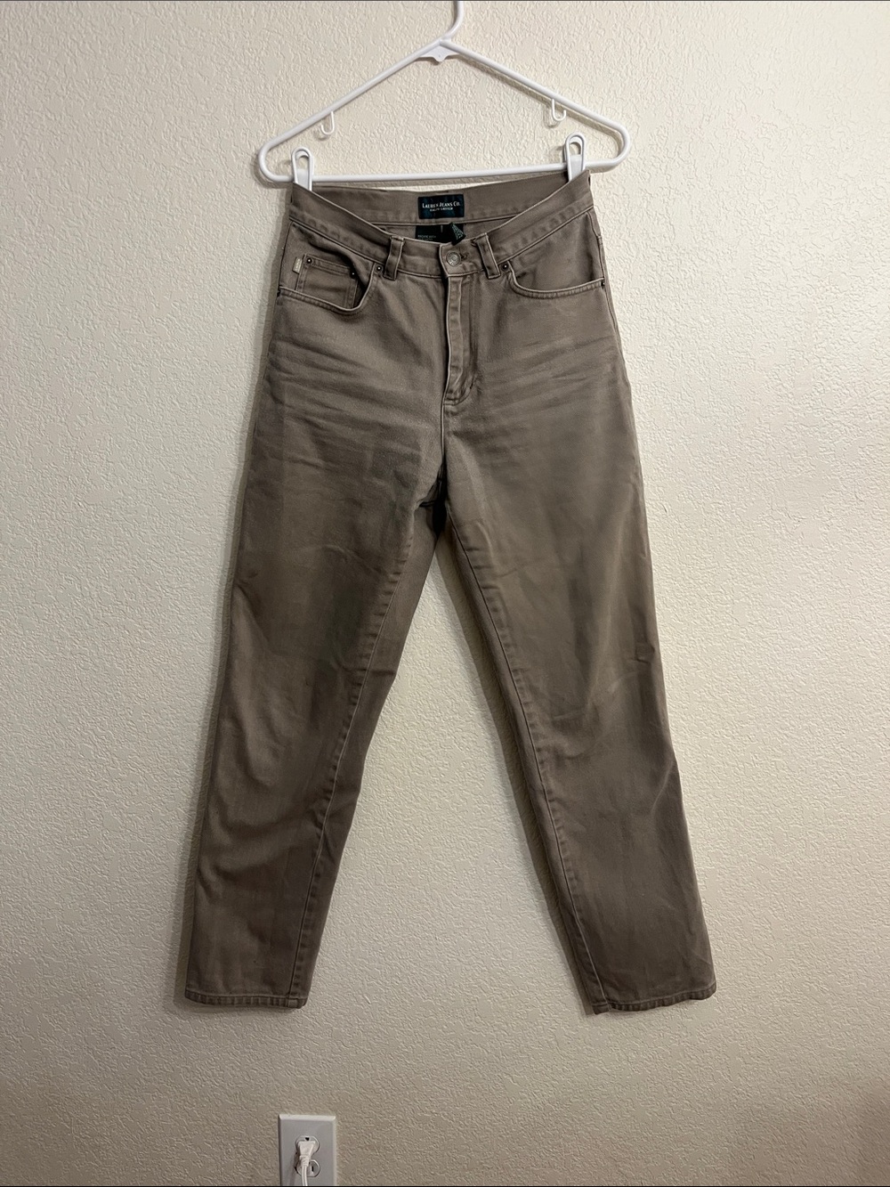 Ralph Lauren Olive/Brown High-Rise Jeans